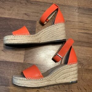 Super cute espadrille wedge! Franco Sarto brand